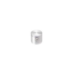 Fixation Murale avec Entretoise pour Plaques en Verre - Tête Plate - Aluminium Anodisé Naturel - ∅ 12 mm - Entretoise : 10 mm