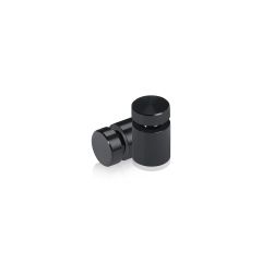 Fixation Murale avec Entretoise - Aluminium Anodisé - ∅ 12 mm - Entretoise : 12 mm - Noir
