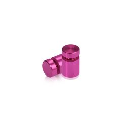 Fixation Murale avec Entretoise - Aluminium Anodisé - ∅ 12 mm - Entretoise : 12 mm - Rose