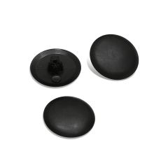 Noir Bifix. Diamètre 12.5 mm - pour vis cruciforme à tête plate 