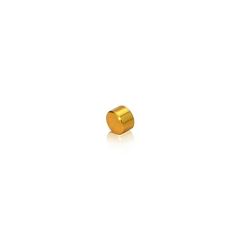 Tête - ∅ 6 mm - Hauteur : 4 mm en Aluminium Anodisé Doré