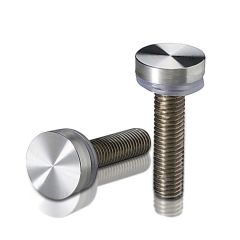Tête Longue - Inox Premium Satin - ∅ 22 mm - Epaisseur Support < 25 mm