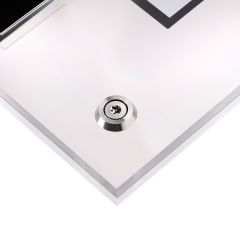 Kit de 4 coupelles design avec Vis sécurisée de #8 x 37 mm