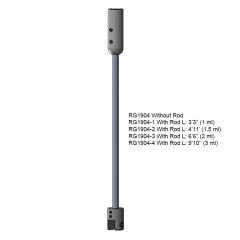 Kit de Fixation Inox Suspendue par Tige pour Plafond - Tige de 0.9 m