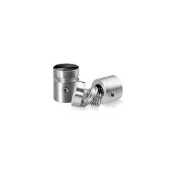 Fixation Murale avec Entretoise - Inox #316 Brossé - Inviolable - ∅ 16 mm - Entretoise : 12 mm 