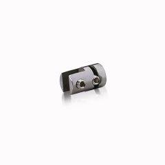 Pince Latérale Simple en Inox Premium - ∅ 10 mm - Pour Fixation suspendue par Câble