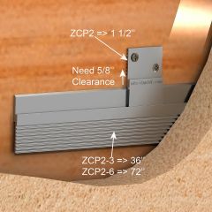 Z Clip en Aluminium - Longueur : 31 mm pour Charge Moyennement lourde à Lourde
