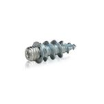 Cheville Rapide en Zinc avec Vis combinée 5/16'' - Pour Cloison Sèche
