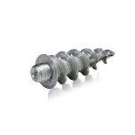 Cheville Rapide en Zinc avec Vis Combinée 5/16'' - Pour Cloison Sèche