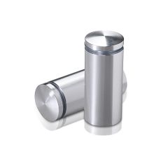 Fixation Murale avec Entretoise - Aluminium Anodisé Argent Brillant - ∅ 22 mm - Entretoise : 45 mm