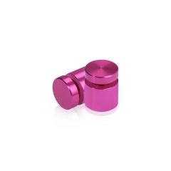 Fixation Murale avec Entretoise - Aluminium Anodisé - ∅ 16 mm - Entretoise : 12 mm - Rose