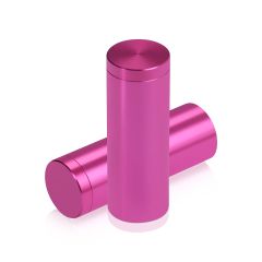 Fixation Murale avec Entretoise - Aluminium Anodisé - ∅ 19 mm - Entretoise : 50 mm - Rose