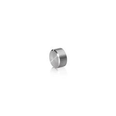 Tête - ∅ 12 mm - Hauteur : 6 mm - Inox Brossé