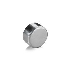 Tête - ∅ 16 mm - Hauteur : 6 mm - Inox Poli