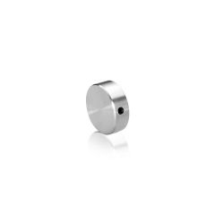 Tête - ∅ 19 mm - Tête Sécurisée - Hauteur : 6 mm - Inox Brossé