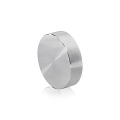 Tête - ∅ 50 mm - Hauteur : 12 mm - Inox Brossé