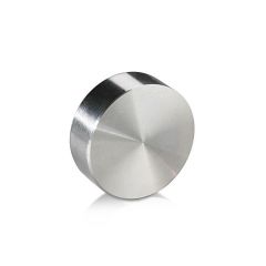 Tête - ∅ 38 mm - Hauteur : 12 mm - Inox Brossé