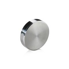 Tête - ∅ 38 mm - Hauteur : 6 mm - Inox Brossé