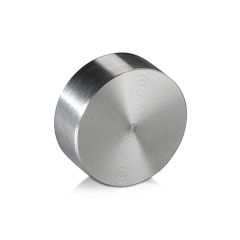 Tête - ∅ 30 mm - Hauteur : 12 mm - Inox Brossé