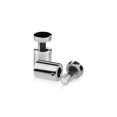 Fixation Murale Latérale - Inox Premium Poli - ∅ 19 mm - Entretoise : 25 mm