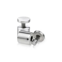 Fixation Murale Latérale - Inox Premium Brossé - ∅ 25 mm - Entretoise : 25 mm