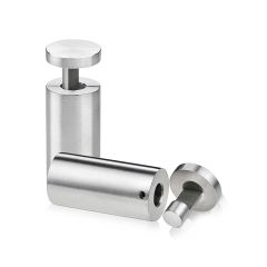 Fixation Murale Latérale - Inox Premium Brossé - ∅ 25 mm - Entretoise : 50 mm