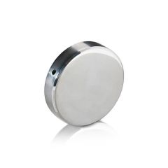 Tête - ∅ 38 mm - Tête Sécurisée - Hauteur : 6 mm - Inox Poli