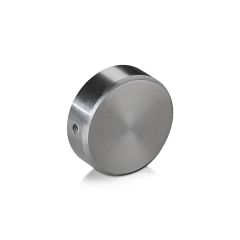 Tête - ∅ 25 mm - Tête Sécurisée - Hauteur : 6 mm - Inox Brossé