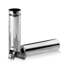 Fixation Murale avec Entretoise - Inox Premium Poli - ∅ 19 mm - Entretoise : 65 mm 