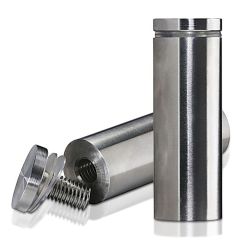 Fixation Murale avec Entretoise - Inox Premium Brossé - ∅ 25 mm - Entretoise : 65 mm