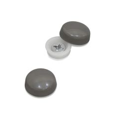 Snap-Cap pour Vis x #6 & #8 - Gris Charbon Brillant