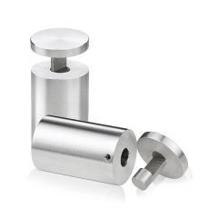 Fixation Murale Latérale - Inox Premium Brossé - ∅ 32 mm - Entretoise : 50 mm