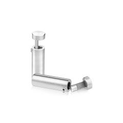 Fixation Murale Latérale - Inox Premium Brossé - ∅ 12 mm - Entretoise : 38 mm