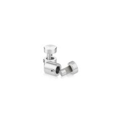 Fixation Murale Latérale - Inox Premium Brossé - ∅ 12 mm - Entretoise : 12 mm