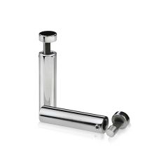 Fixation Murale Latérale - Inox Premium Poli - ∅ 12 mm - Entretoise : 50 mm