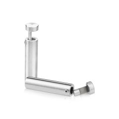 Fixation Murale Latérale - Inox Premium Brossé - ∅ 12 mm - Entretoise : 50 mm