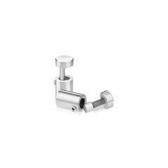 Fixation Murale Latérale - Inox Premium Brossé - ∅ 12 mm - Entretoise : 19 mm