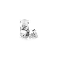 Fixation Murale Latérale - Inox Premium Brossé - ∅ 19 mm - Entretoise : 12 mm