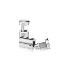 Fixation Murale Latérale - Inox Premium Brossé - ∅ 19 mm - Entretoise : 25 mm 