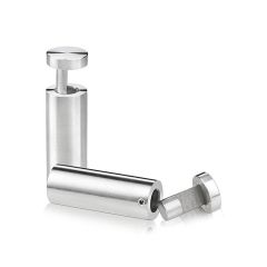 Fixation Murale Latérale - Inox Premium Brossé - ∅ 19 mm - Entretoise : 50 mm