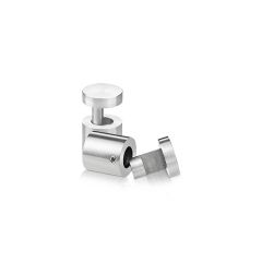 Fixation Murale Latérale - Inox Premium Brossé - ∅ 19 mm - Entretoise : 19 mm