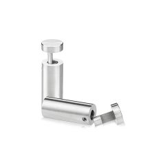 Fixation Murale Latérale - Inox Premium Brossé - ∅ 16 mm - Entretoise : 38 mm