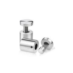 Fixation Murale Latérale - Inox Premium Brossé - ∅ 22 mm - Entretoise : 25 mm