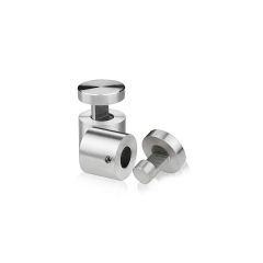 Fixation Murale Latérale - Inox Premium Brossé - ∅ 22 mm - Entretoise : 19 mm