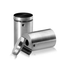 Fixation Murale avec Entretoise - Inox #304 Brossé - Inviolable - ∅ 30 mm - Entretoise : 45 mm