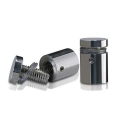 Fixation Murale avec Entretoise - Inox #304 Poli - Inviolable - ∅ 19 mm - Entretoise : 25 mm