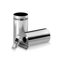 Fixation Murale avec Entretoise - Inox Premium Poli - ∅ 25 mm - Entretoise : 45 mm 