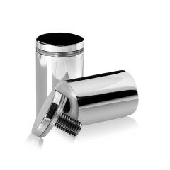 Fixation Murale avec Entretoise - Inox Premium Poli - ∅ 30 mm - Entretoise : 45 mm