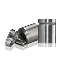 Fixation Murale avec Entretoise - Inox Premium Brossé - ∅ 25 mm - Entretoise : 25 mm