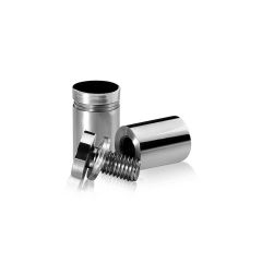 Fixation Murale avec Entretoise - Inox Premium Poli - ∅ 19 mm - Entretoise : 25 mm 